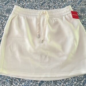 Spanx white skort, size M